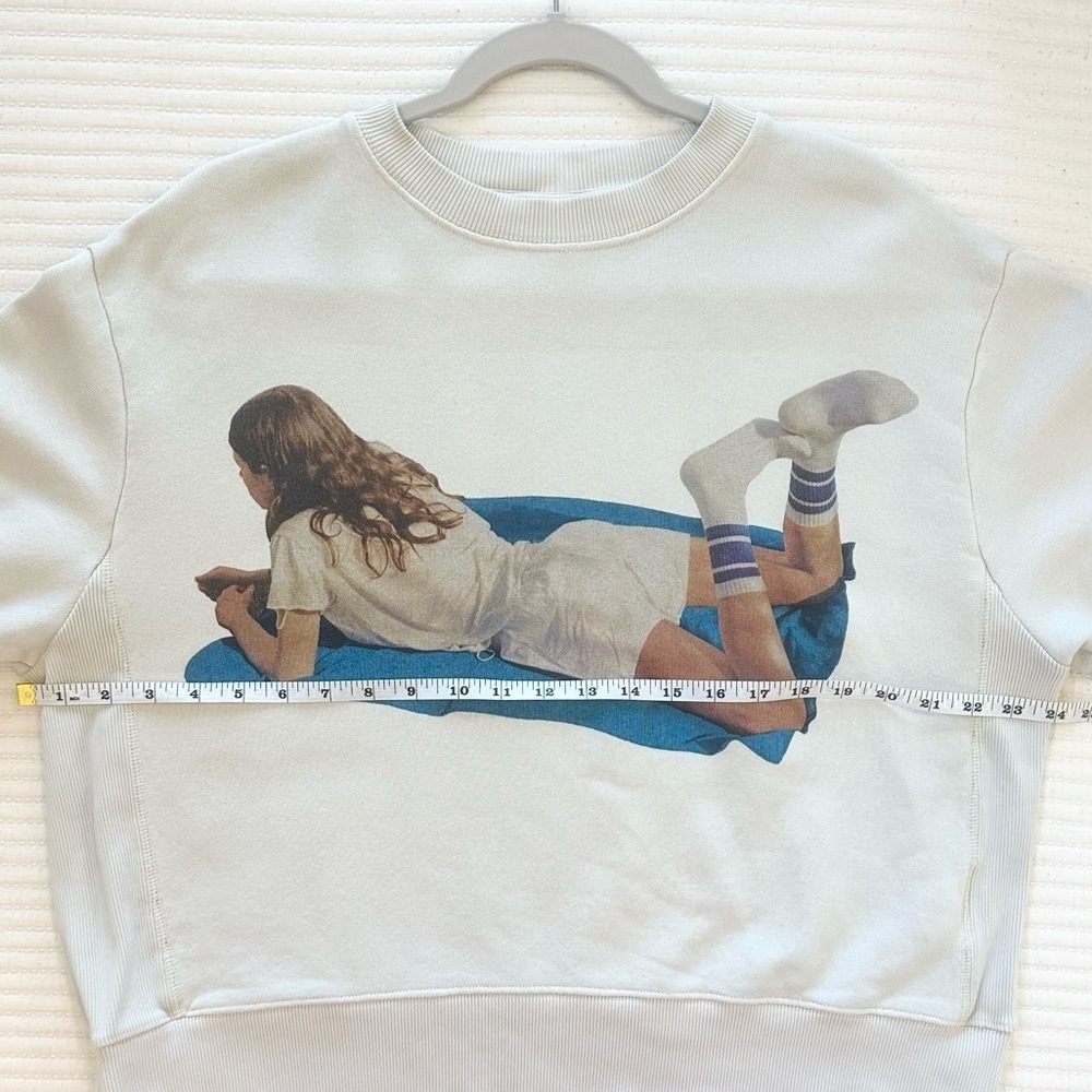Zara X Coco Capitan Graphic Girl Cotton Crewneck Sweatshirt - Picture 7 of 9